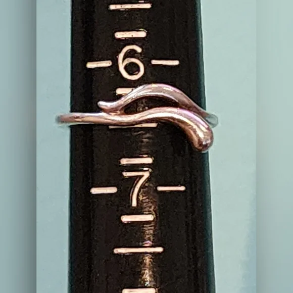 Tiffany & Co x Elsa Peretti 925 Sterling Silver Snake Ring - Picture 4 of 4